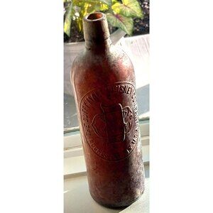 The Kentucky Duffy Malt Whisky Company Bottle Patent Date 1886 Vintage Rustic